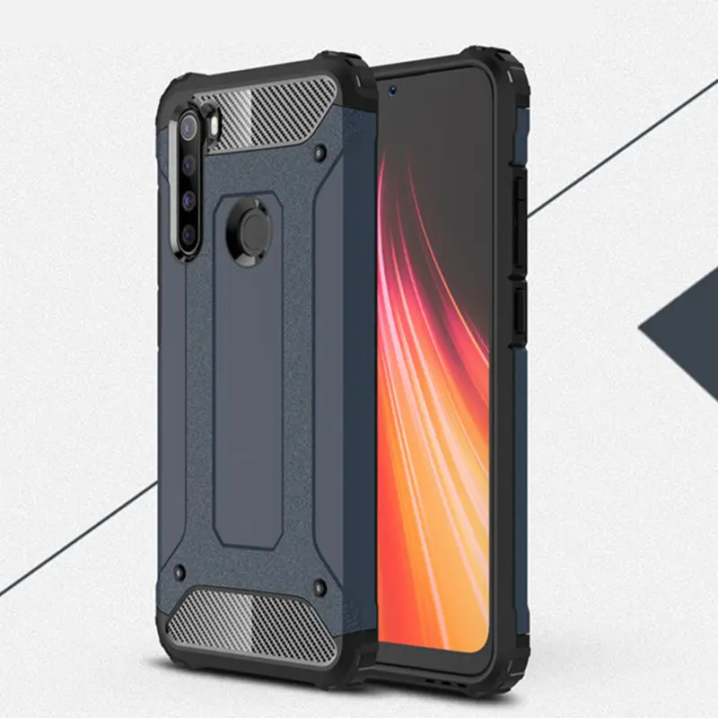 Для Xiaomi Redmi Note 8 чехол противоударный армированный Гибридный Силиконовый Твердый
