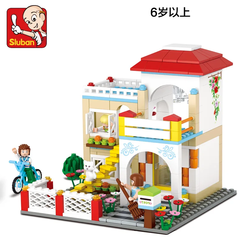 Модель S, совместимая с B0533, 380 шт., модели серии Sweet Home, строительные наборы, блоки, игрушки для хобби, хобби для мальчиков и девочек