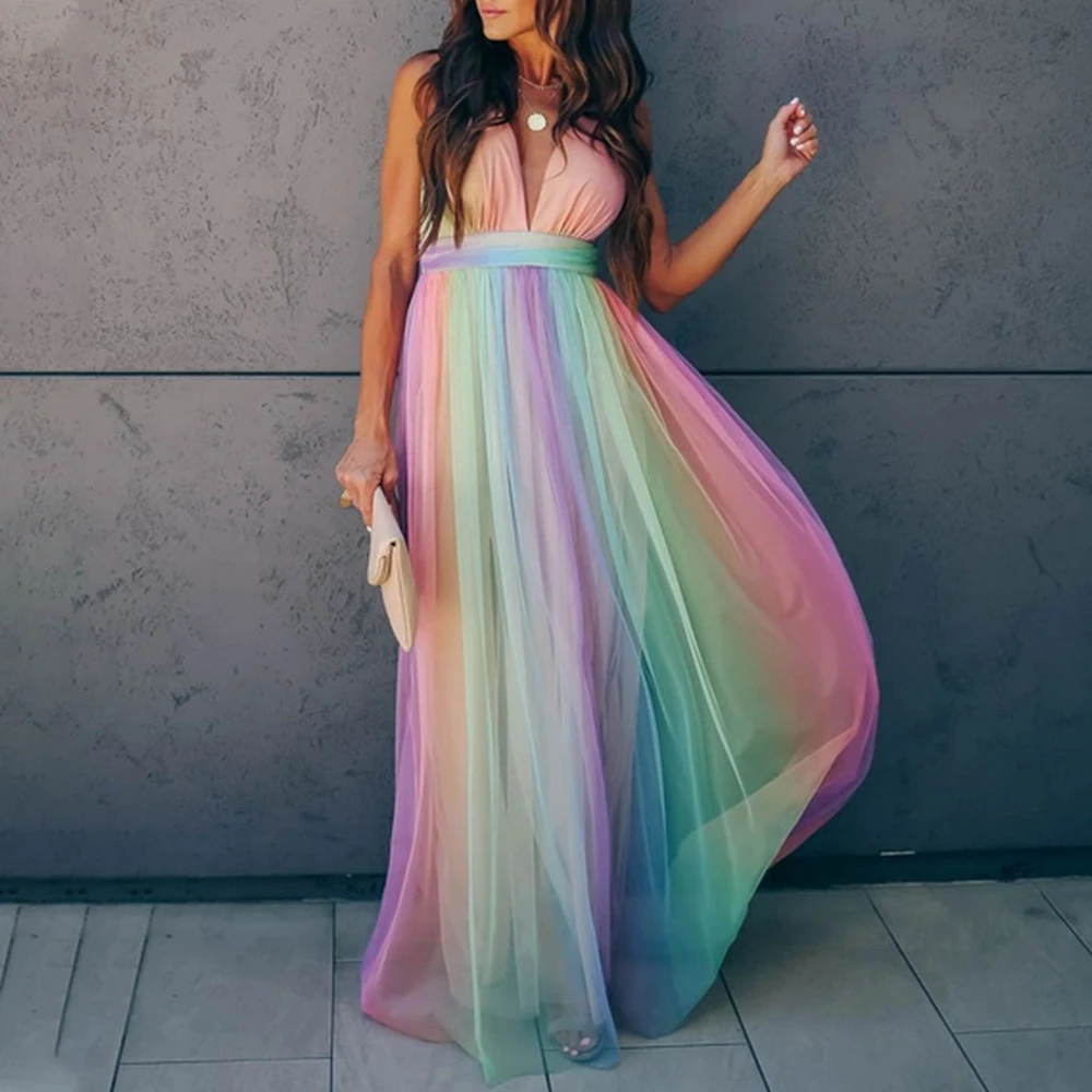 colorful maxi