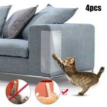 4Pcs Couch guard Pet Cat Scratching claw protector Guard Mat Cats Scratching Post Furniture Sofa Claw Protector Pads For sofa