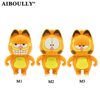 

AIBOULLY Flash Drive 64GB Cartoon Pendrive 32GB Funny Cat 16GB Usb Flash Memory Card 8GB USB 2.0 U Disk 4GB Lovely Pen Drive