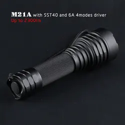 Convoy M21A Powerful Led Flashlight Luminus SST40 2300lm Linterna C8 Plus 21700 Version Flash Light Work Torch Portable Latarka