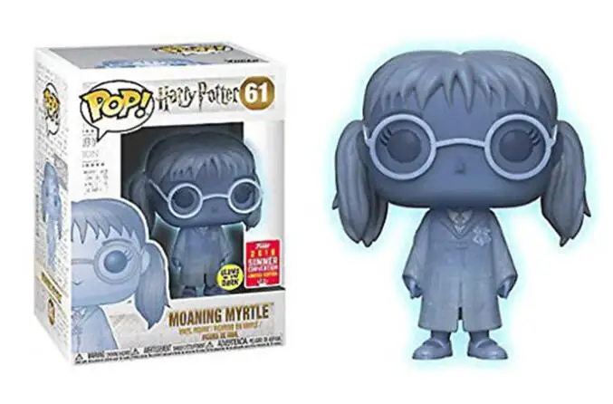 Moaning61 with box Funko Pop Movie Гарри Поттер Гермиона Рон Добби Луна персонажи Дамблдор 10 см Виниловая кукла Фигурка Коллекция Модель игрушки - Цвет: Moaning61 with box