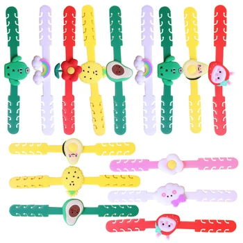 

15PCS Cartoon Mask Extension Buckle Adjustable Masks Hook PVC Mask Wearing Assist Device for Pupils Girl Students Lady