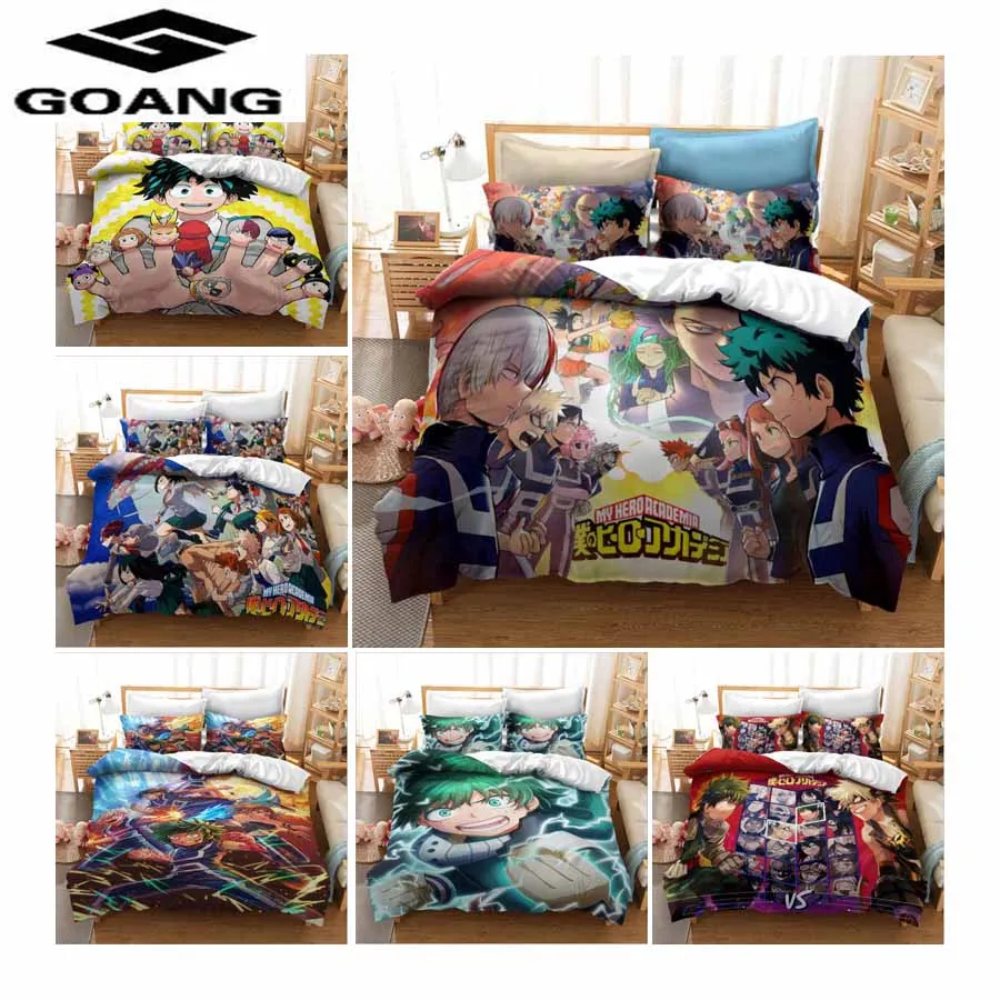 

GOANG 3d cartoon Bedding set Duvet Cover Pillowcase Home Textile Bed Linens Children Gift Twin Full King Queen King Size Bedding