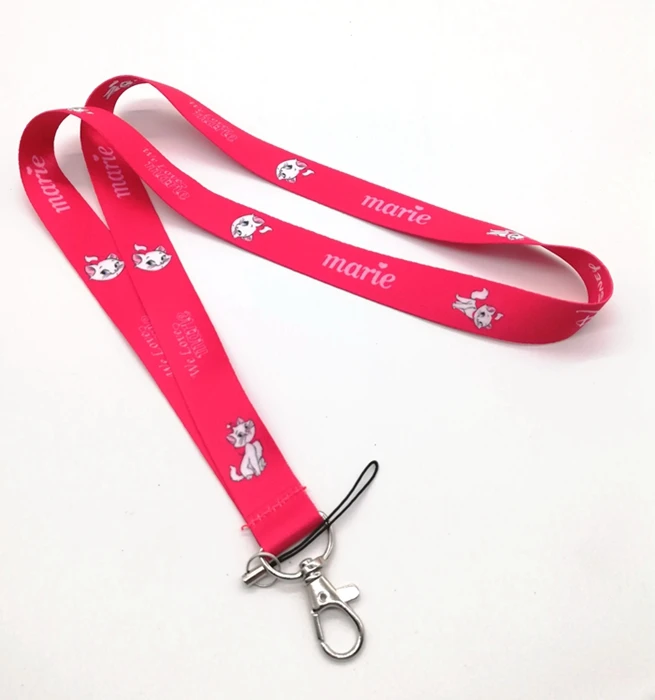  mue 10 pcs/20 pcs/50 pcs Cartoon cat Lanyard Key Chains Card Holders Bank Card Neck Strap Card Bus 