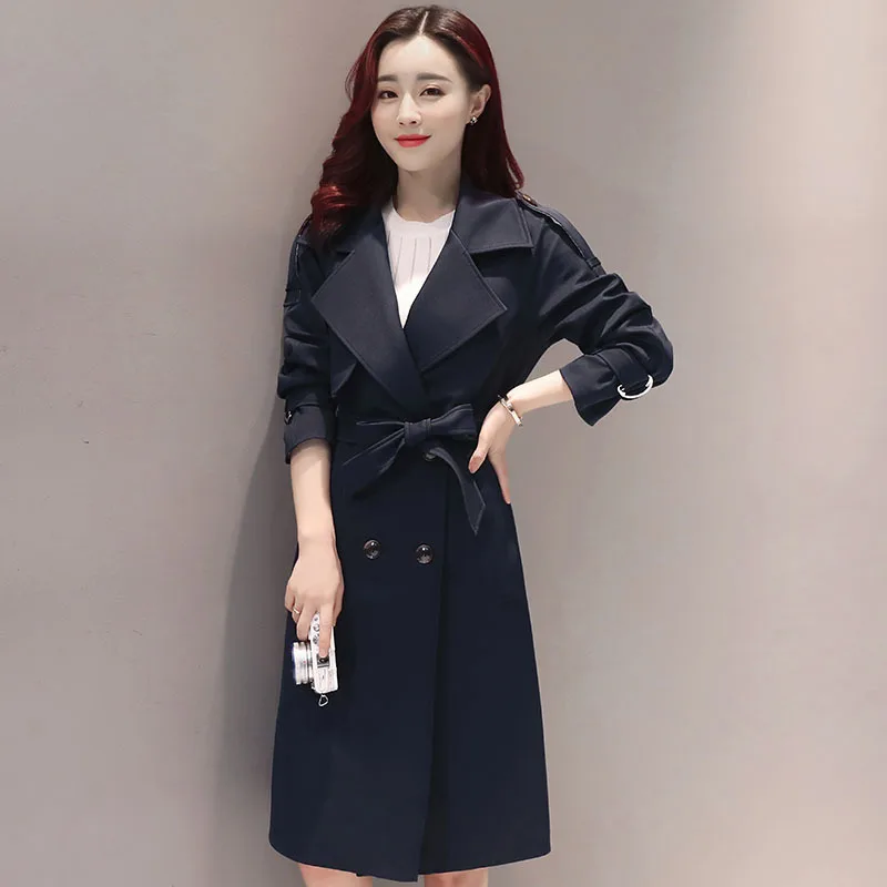 Goedkoop Nieuwe Mode Retro Double Breasted Kasjmier Winterjas Vrouwen Jas Lange Stukken Wollen Jas Manteau Femme