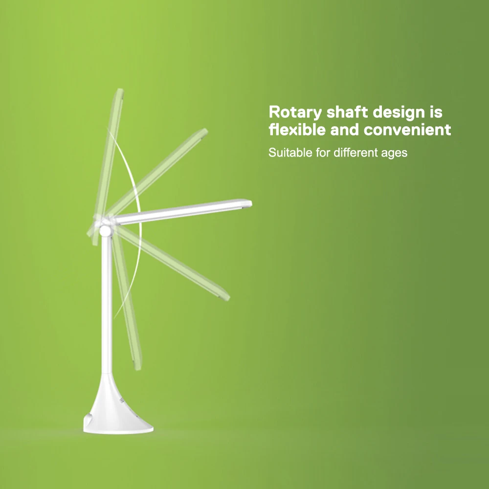Плавная регулировкая яркости светодиодная настольная лампа, экономящая Складная заряжаемая офисная настольная лампа, студенческие лампы для чтения, лампа для учебы, модные светильники
