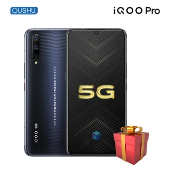 Перейти на Алиэкспресс и купить Vivo iQOO Pro мобильный телефон NFC Snapdragon 855Plus Celular 4500 мАч аккумулятор 44 Вт флэш-зарядка 48MP Тройная задняя камера смартфон
