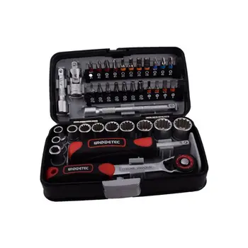 

38pcs Mini Ratchet Wrench Set 1/4" Socket Hex Head Screwdriver Slot Bike Repair