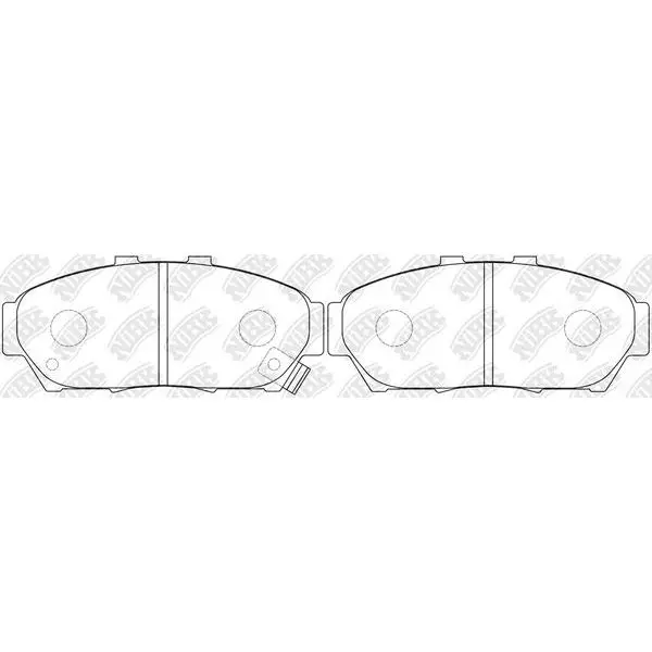 Колодки дисковые п. Honda Integra 1.6i 16V DOHC 90 97 NIBK PN83|Тормозной цилиндр| |