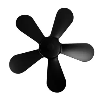 

Aluminum Alloy Stove Fan Blade Heat Powered 5 -blade Stove Fan Blade Winter Wood Log Burning Heat Distribution Stove Fan Blade