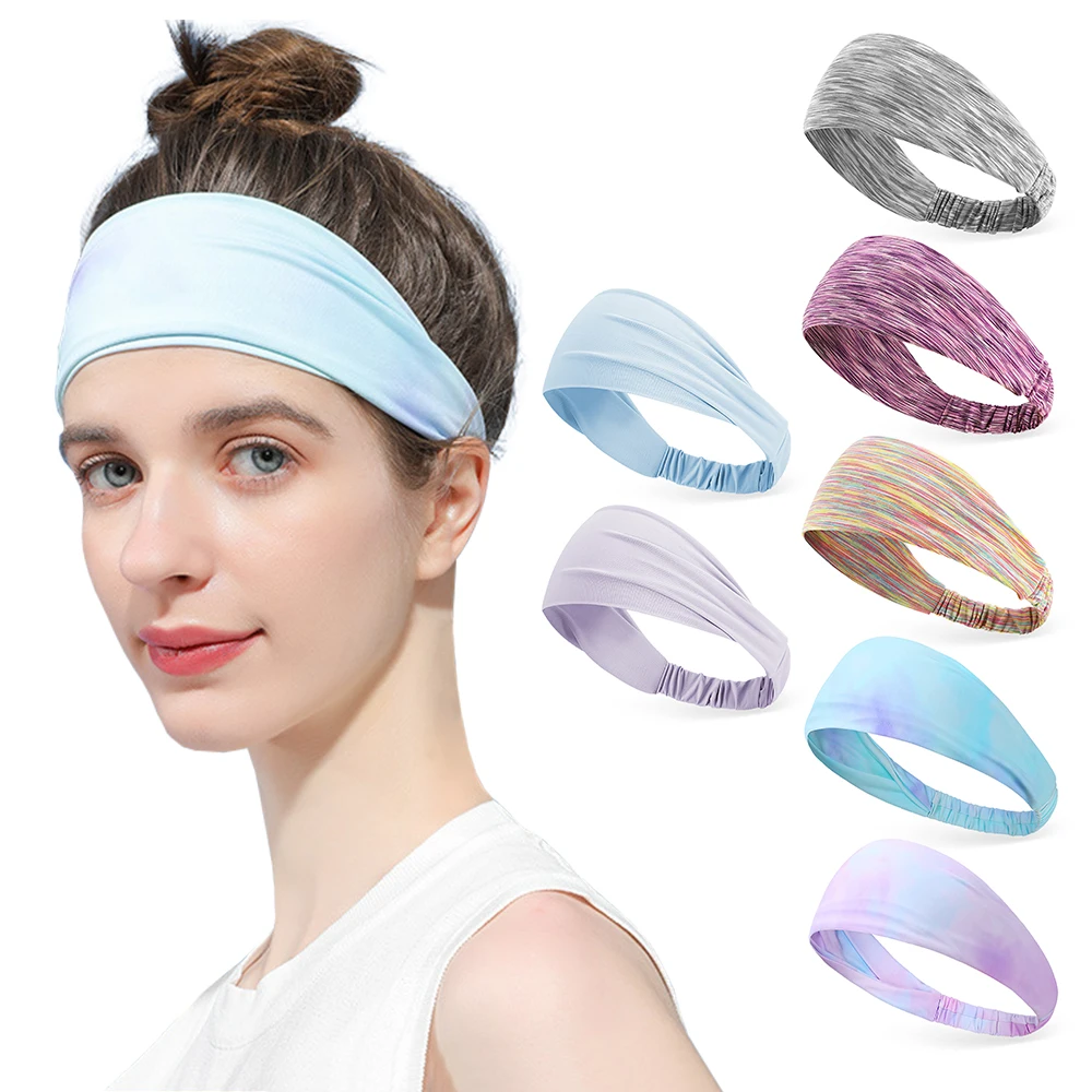 Workout Sweatband Sport Hair Band Moisture Wicking Sweatband for