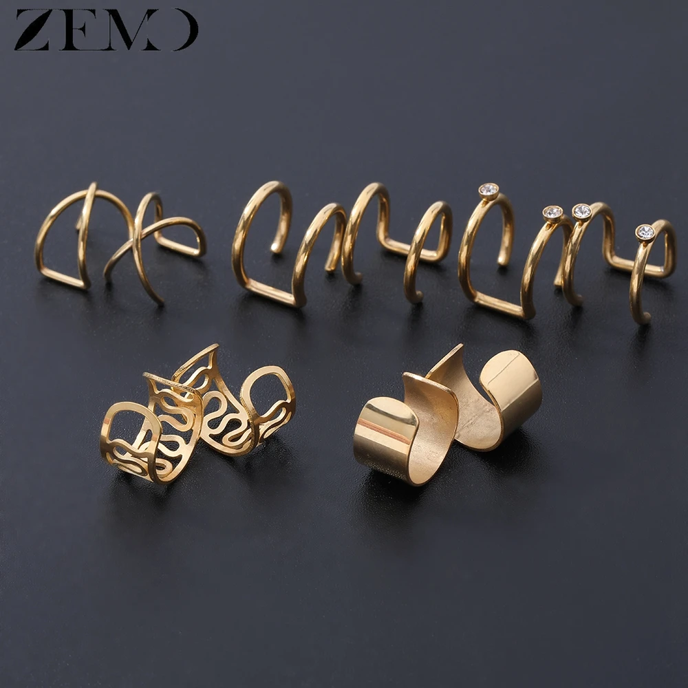 Clip Earrings Ear Clip Earrings Ear Clip 5 pairs for Women