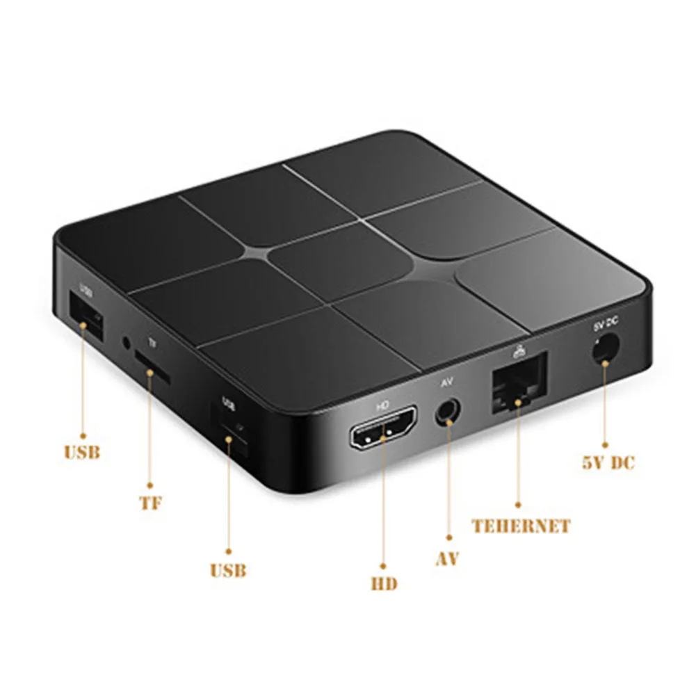 T96 Mars S905W телеприставка 4K 2+ 16G четырехъядерный медиаплеер для Android 7,1