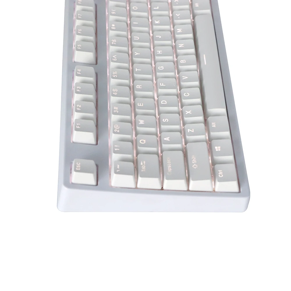 Pbt Double Shot Backlit Keycaps Teclado Mecânico Razer Keycap Corsair Strafe K65 K70 Logitech G710 Mais Branco Preto 131 Teclas - Imagem 2