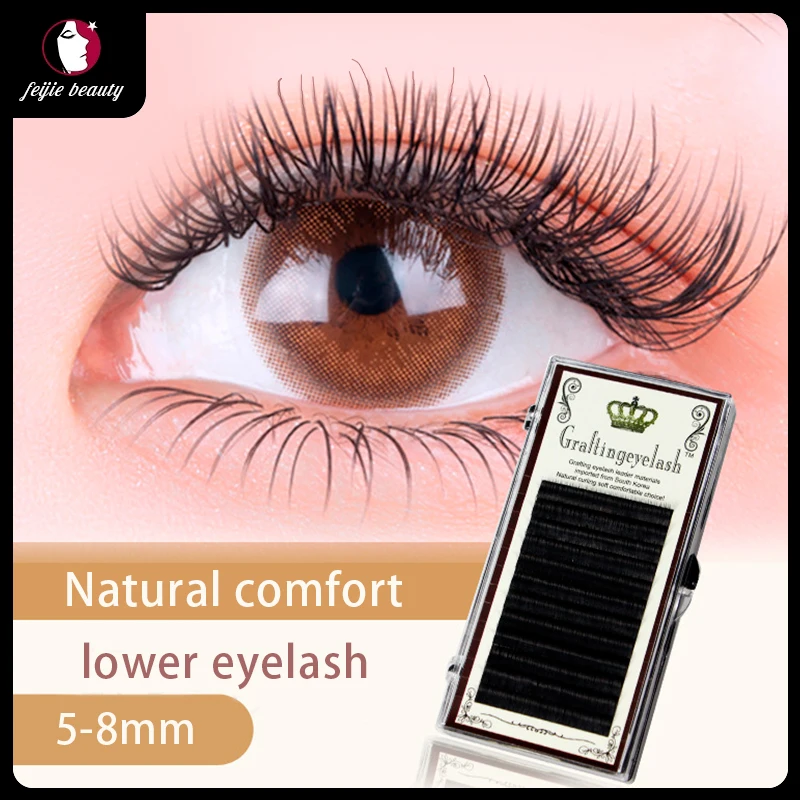 

Under Lashes Lower Eyelashes Extension 100% Handmade Natural False Faux Mink Lash Bottom 0.07 0.10 Soft Eyelash 5mm 6mm 7mm 8mm