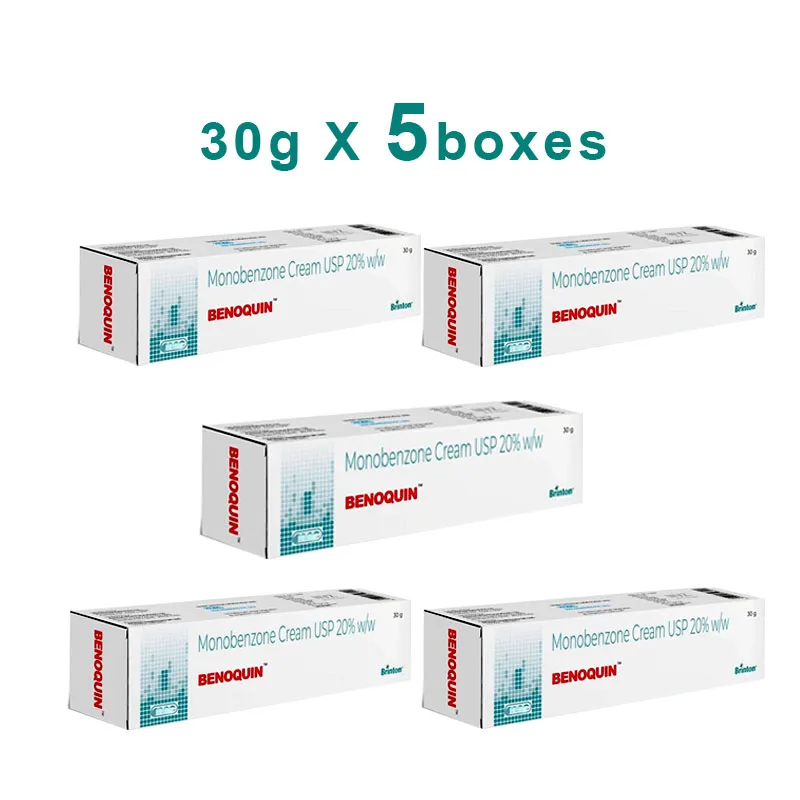 5 boxes India Original Mono benzo BB Bleaching Cream 20% Monobenzone Whitening Even Skin Tone Remove Melanin Spots 30g/box | Красота и
