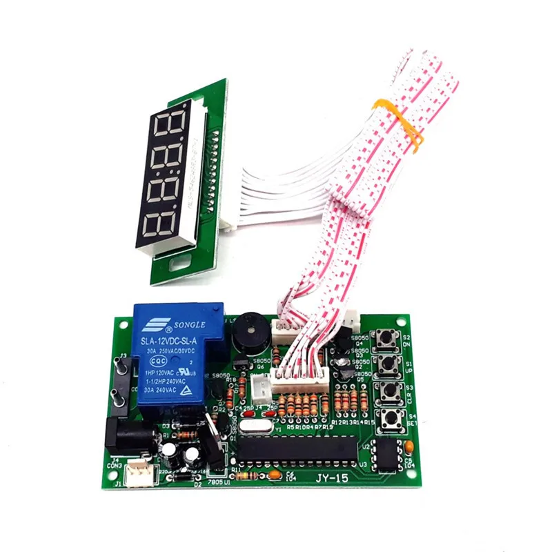 

Arcade game controller 4 digits coin operated USB time control device multi coin selector acceptor timer board