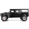 1/10 US American Hummer H1 Alloy Car Civilian Military 4WD 16CH RC Truck Upgrade With Sound and Light KEYIGE HG-P415 2