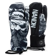 NANDN профессиональные водонепроницаемые лыжные перчатки для сноуборда с сенсорным экраном-30 Зимние перчатки для мужчин и женщин для катания на лыжах и снегоходах в стиле панк 10000