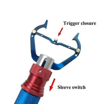 

Fish Controller Fishing Pliers Stainless Steel Fishing Gripper Clamp With Lanyard Portable Fishing Lip Grips Fishing Tools