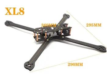 

3K Full Carbon Fiber True X XL8 360mm 8 inch / XL9 390mm w/ 4mm arm FPV Freestyle Frame for FPV Racing Quadcopter