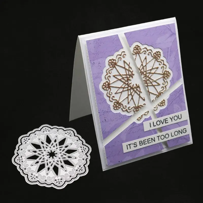 

Creative Flower Metal Cutting Dies Stencil DIY Scrapbooking Album Stamp Paper Card Embossing Crafts Decor