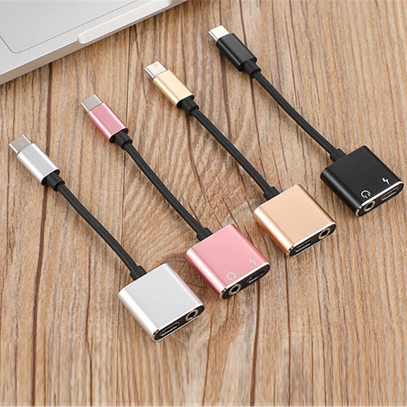 MOCH-type C адаптер Aux аудио usb type до 3 5 мм разъем для наушников Xiaomi Mi 6 huawei без Jack |