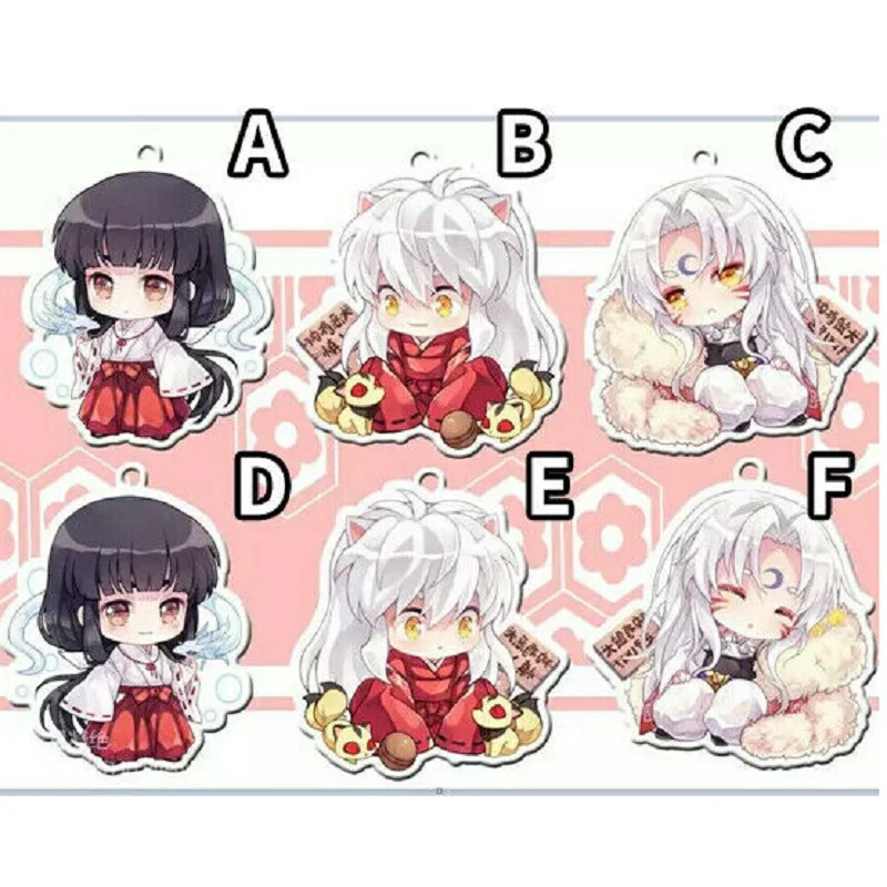 Акриловый брелок на ремне фигурка брелка для ключей аниме Inuyasha Kagome Higurashi Site