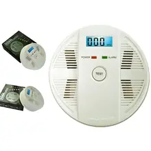 Домашняя охранная сигнализация от угарного дыма 85дб 5~ 40C Крытый датчик 3-0,5 кГц умный детектор белый