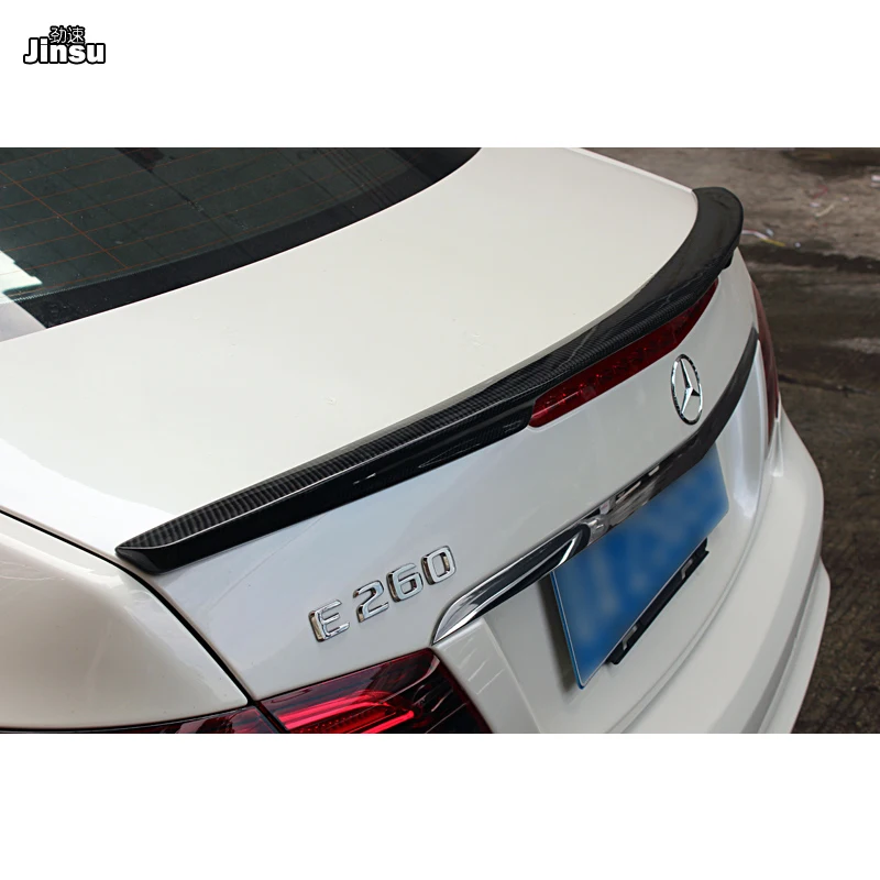 AMG стиль карбоновое волокно задний багажник спойлер для Benz E класс купе E200 E250 E350 2009- W207 автомобильный Стайлинг заднее крыло