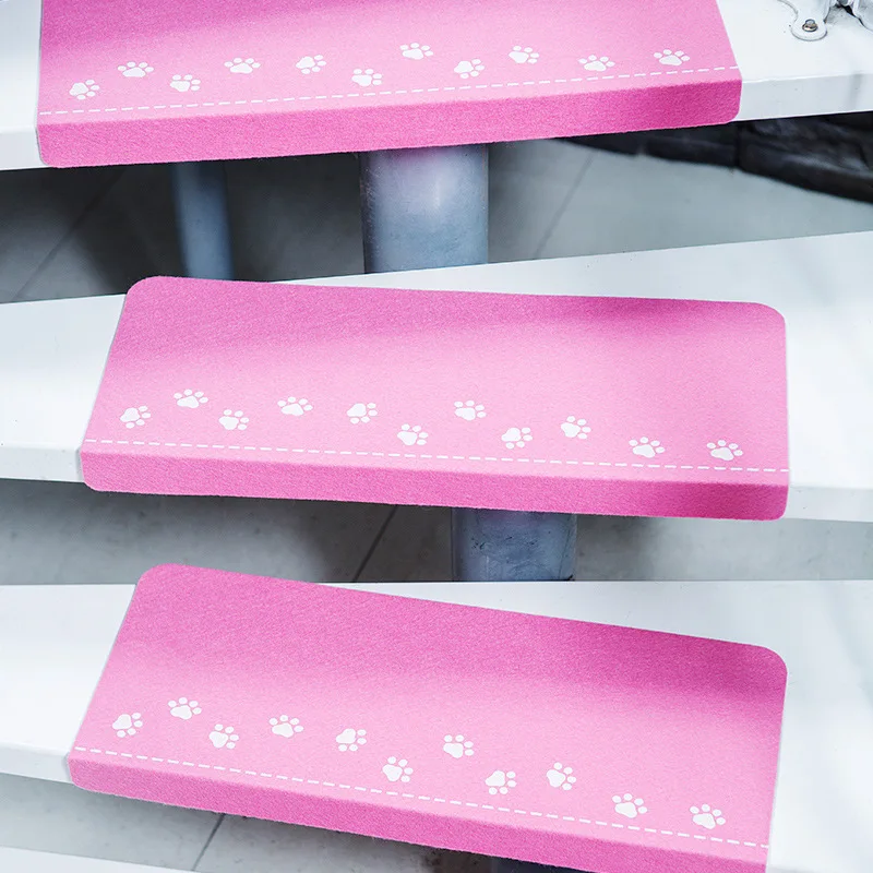1pc Home night reflection stair mat stair stick step glue free self-adhesive luminous non-slip Adhesive Stickable Stair carpet 5