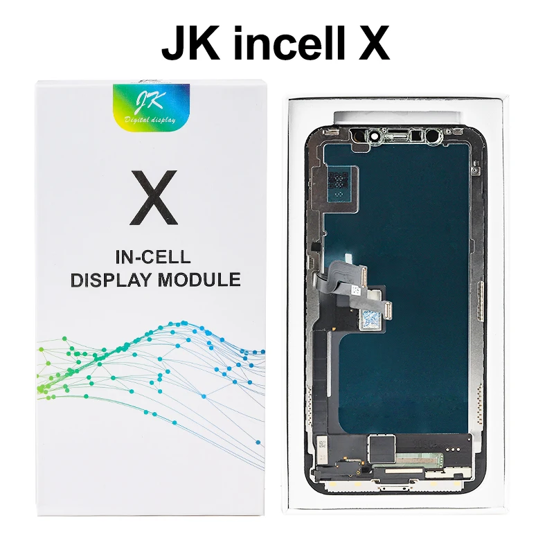 JK Incell Screen For iPhone X XR Xs Max 11 12 12Pro LCD Display Touch Screen Digitizer Assembly No Dead Pixel Replacement Parts lcd cell phone