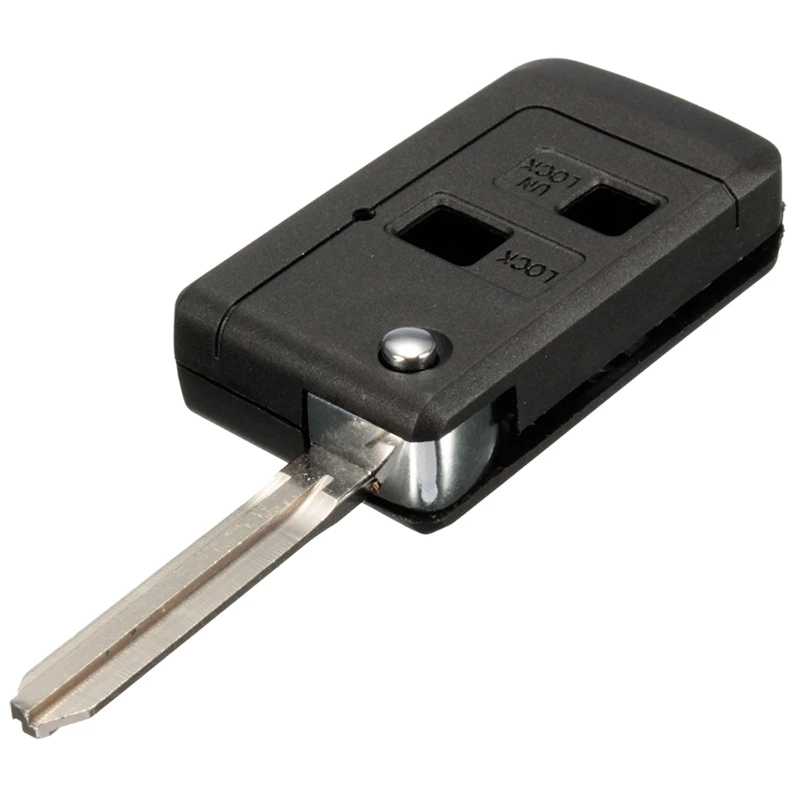 

2 Button Remote Flip Key Fob Case Shell For Toyota Rav 4 Celica Puris Carmy New