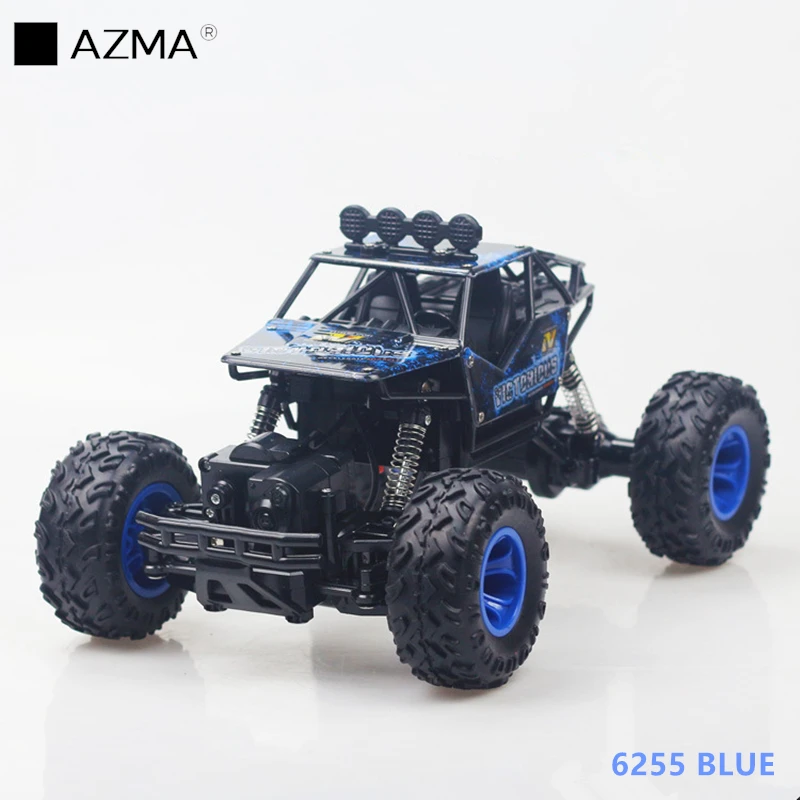 AZMA 1:16 4WD Радиоуправляемый автомобиль 2,4G Радио пульт дистанционного управления автомобиль скалолазание грузовик игрушечный автомобиль высокоскоростной грузовик внедорожник детские игрушки - Цвет: Синий