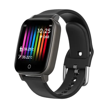 

T1 Smart Watch Thermometer Heart Rate Monitor Pedometer Sports Waterproof Smart Bracelet
