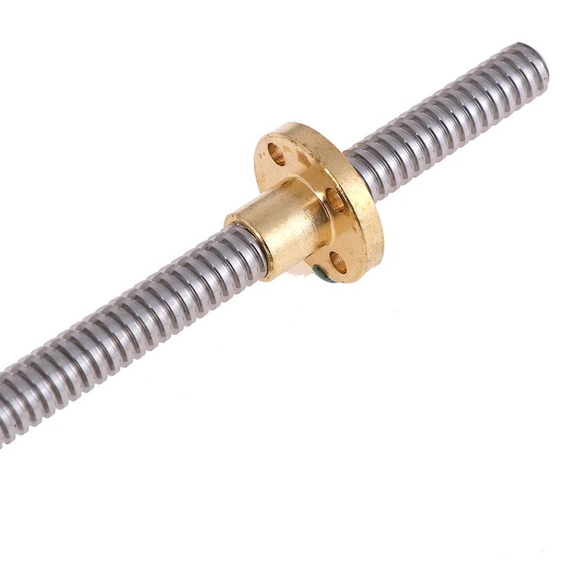 Details about   3D Printer T8x2 lead screw 100-500mm trapezoidal acme rod anti-backlash nut MN 
