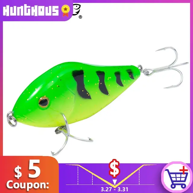 US $3.11 Hunthouse fishing lure LW130pencil VIB jerkbait crankbait 7cm/17g 10cm/47g stickbait rainbow color 