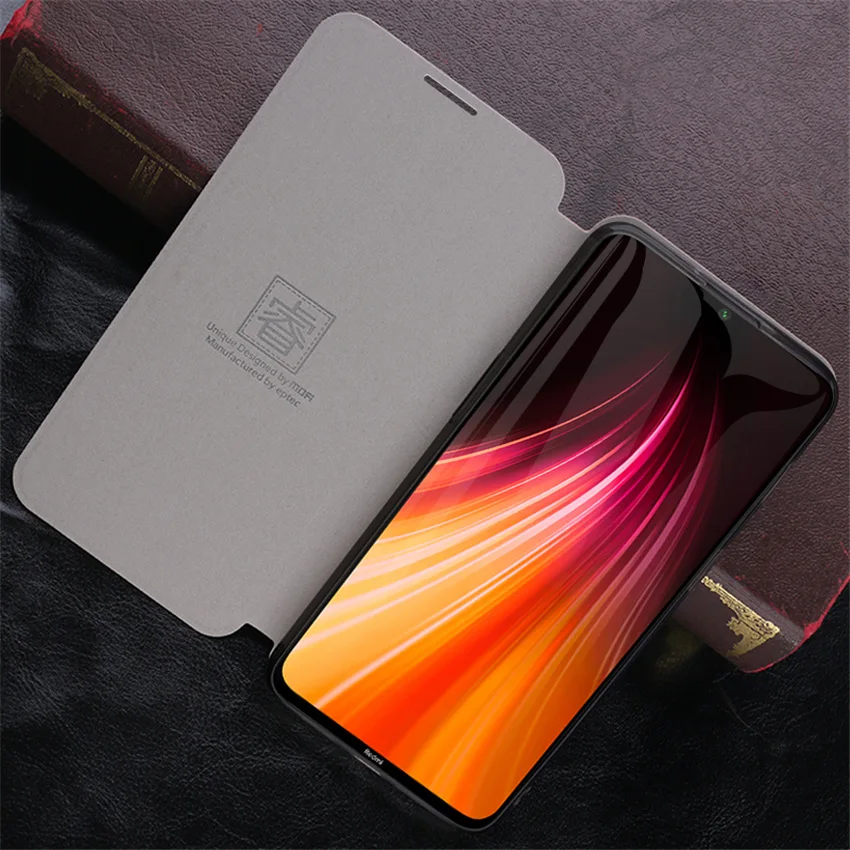 Новинка для Xiaomi Redmi Note 8 чехол Mofi флип чехол для Xiaomi Redmi Note 8 высококачественный кошелек кожаный чехол-подставка