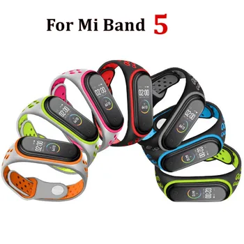 

Duoteng Strap For Xiaomi Mi Band 5 Silicone Wristband Bracelet Replacement For Xiaomi Band 5 MiBand 5 Wrist Color TPU Bracelet