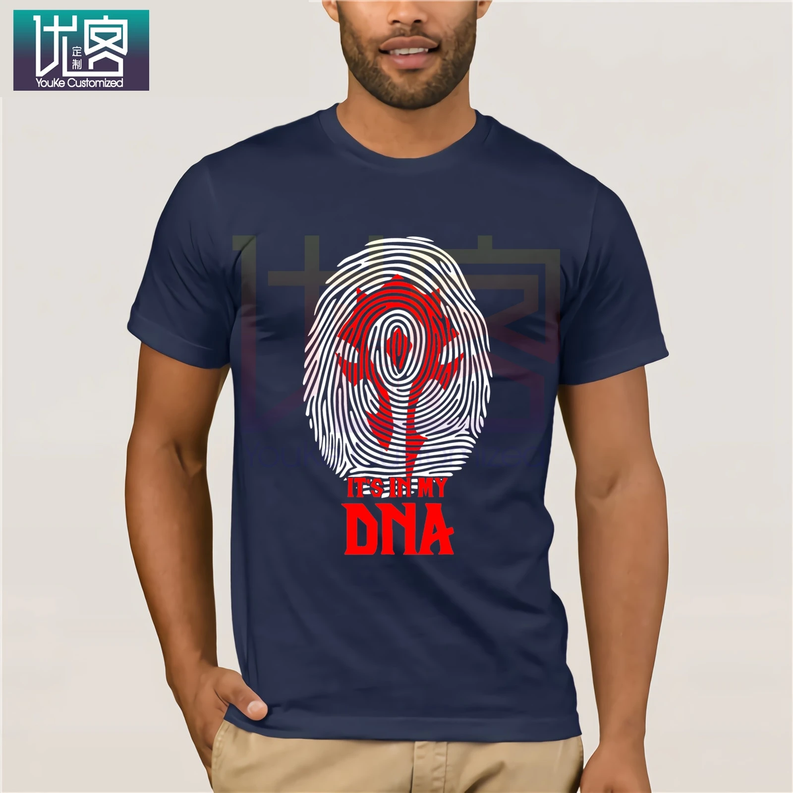 2019 популярная мужская рубашка THE orde It IN MY DNA WORLD OF WARCRAFT повседневные винтажные