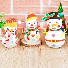 Ручной работы DIY Рождество Снеговик Материал Пакет детский сад Раннее Обучение инструменты для детей