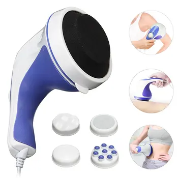 

220V Electric Massager Body Massage Back Neck Shoulder Leg Foot Pain Relief Body Slimming Handheld Vibrating Therapy Machine