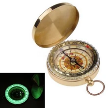 200 шт./лот, высокое качество, походный Карманный медный компас, Портативный Компас, навигация для активного отдыха