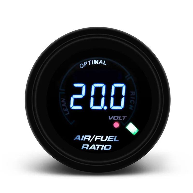 Модификация автомобиля цифровой дисплей Air-fuel Ratio Meter весы со светодиодным дисплеем два в одном 52 мм гоночный специальный инструмент