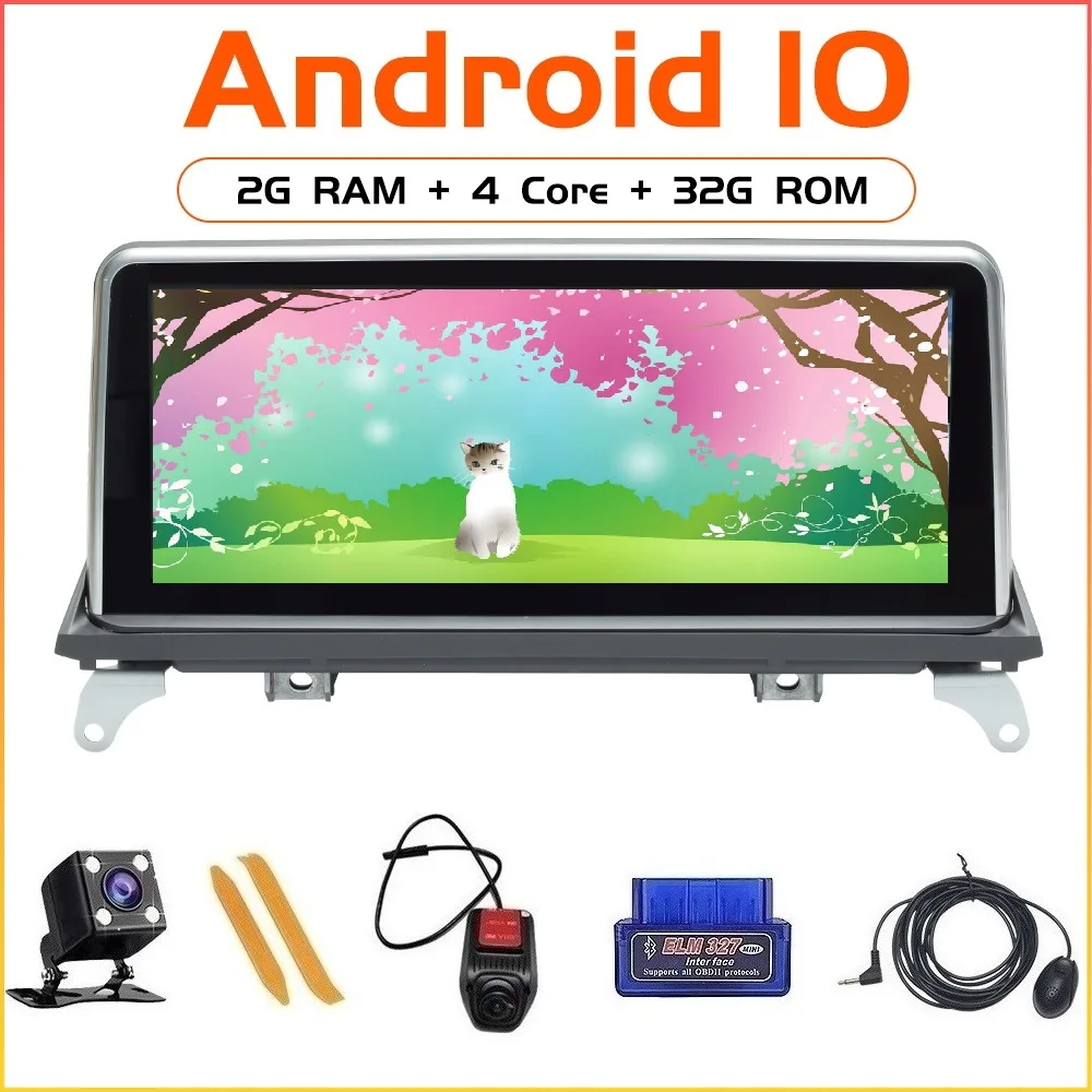 ZLTOOPAI 10 25 "для BMW X5 E70 X6 E71 2007-2013 CCC CIC Android Авто Радио мультимедийный плеер GPS