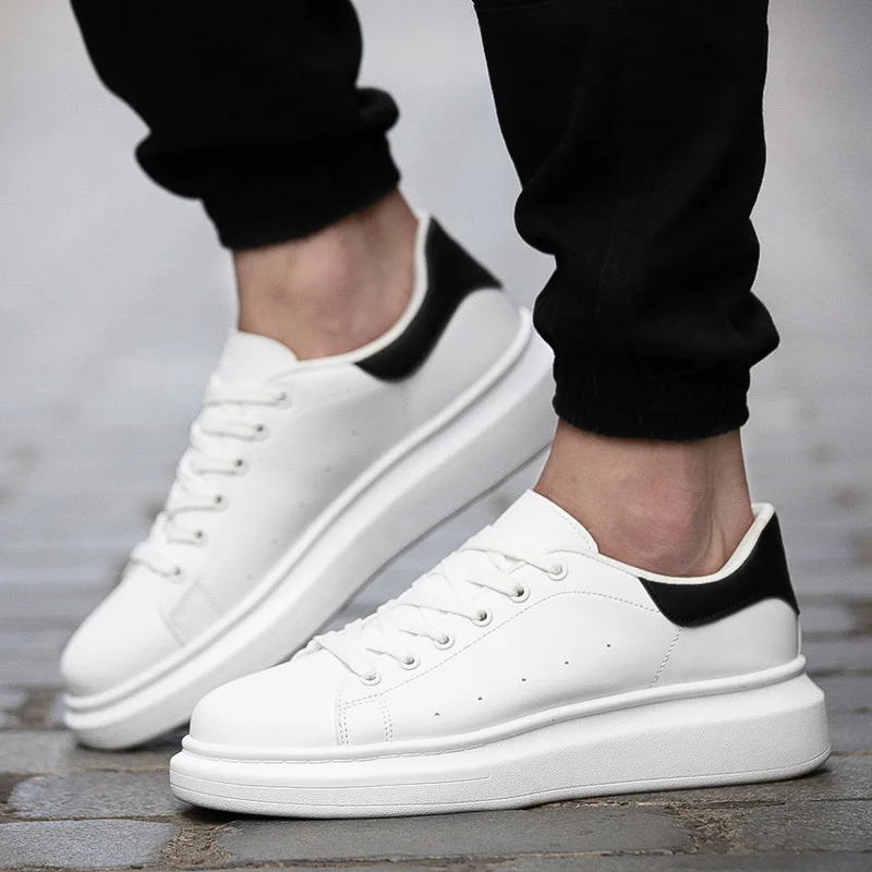 Men's Shoes 2019 Spring Summer Thick Soled Men Sneaker Fashion White Women Mens Sports Running Women's | Обувь