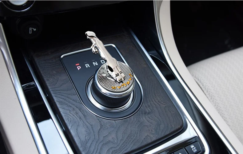 Автомобильный 3D логотип Meteal, украшение, ручка переключения передач, наклейка для Jaguar XE XF XFL XJ F-PACE, аксессуары для салона автомобиля