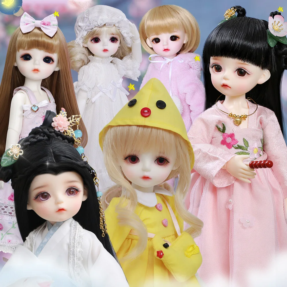 BJD куклы Oueneifs LCC Ayane 1/6 игрушки для детей Коллекция набор сюрпризов мяч шарнирная